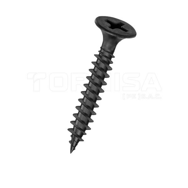TORNILLOS PARA DRYWALL  <BR> PUNTA FINA NEGRO