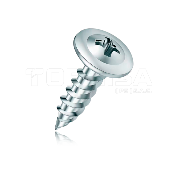 TORNILLOS WAFER PUNTA  <BR> FINA ZINCADA