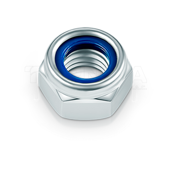TUERCAS SEGURO NYLON  <BR> ROSCA UNC - UNF