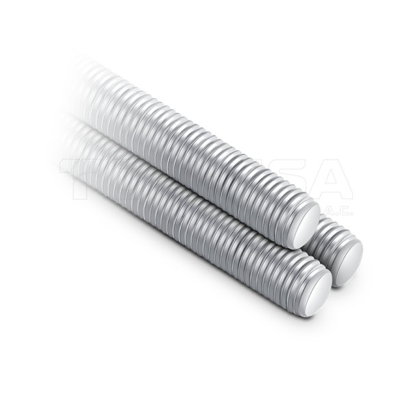 VARILLAS ROSCADAS MILIMÉTRICAS CLASE 5.8 RC  <BR> ZINCADOS