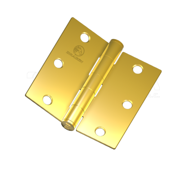 BISAGRAS CAPUCHINAS <br> DORADAS 3 x 3