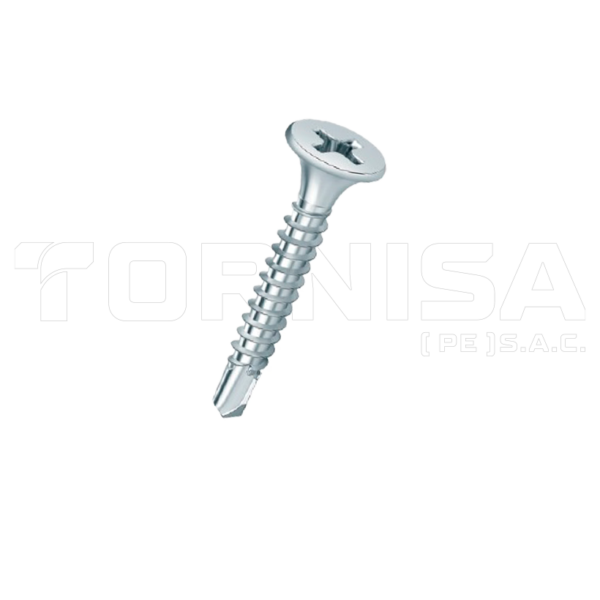 TORNILLOS PARA DRYWALL  <BR> PUNTA BROCA ZINCADO