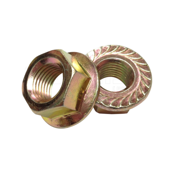 TUERCAS FLANGE MILIMÉTRICAS  <BR>  CLASE 5.8 RF (ROSCA FINA)