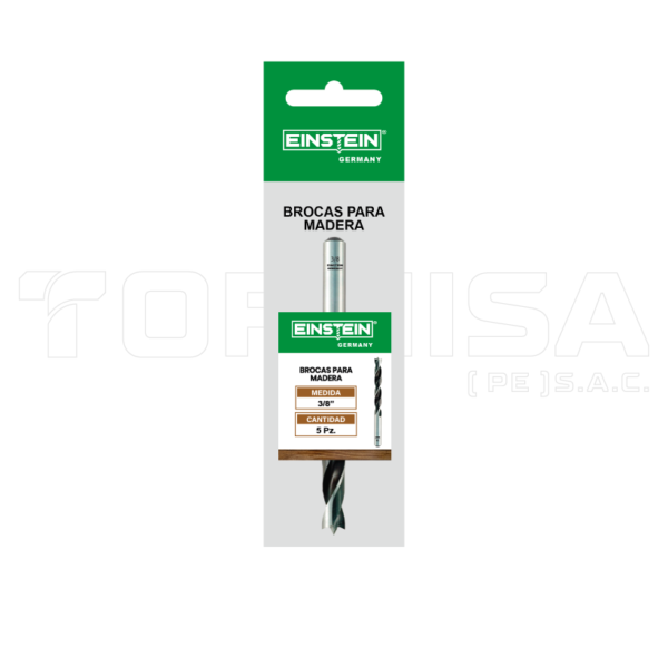 BROCAS PARA MADERA, 3/8" - EINSTEIN® PREMIUM