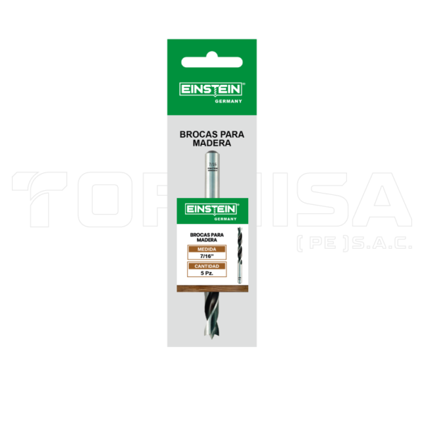BROCAS PARA MADERA, 7/16" - EINSTEIN® PREMIUM