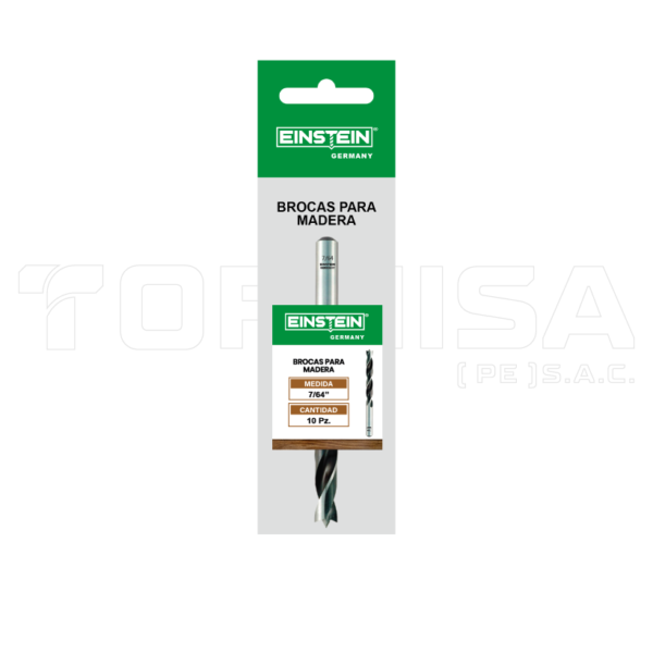 BROCAS PARA MADERA, 7/64" - EINSTEIN® PREMIUM