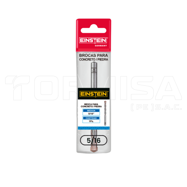 BROCAS PARA CONCRETO, 5/16" - EINSTEIN® PREMIUM